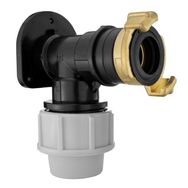Wall flange kit 25mm mdpe + ¾” bsp geka – mdpe pipe wall flange kit uk