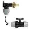Wall flange kit 25mm mdpe with 25mm mdpe valve and 19mm barbed connector mdpe wall flange kits free shipping 37