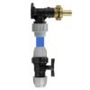 Wall flange kit 25mm mdpe with 25mm mdpe valve and 19mm barbed connector mdpe wall flange kits free shipping 39