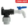 Wall flange kit 25mm mdpe + white pvc tap – mdpe pipe wall flange kit uk mdpe wall flange kits free shipping 33