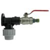 Wall flange kit 25mm mdpe + lever valve + quick connect male – mdpe pipe wall flange kit uk mdpe wall flange kits free shipping 23