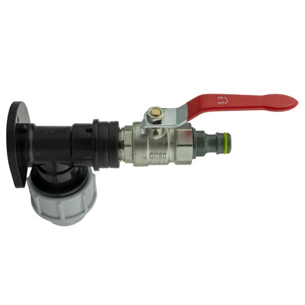 Wall flange kit 25mm mdpe + lever valve + quick connect male – mdpe pipe wall flange kit uk mdpe wall flange kits free shipping 5