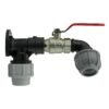 Wall flange kit 25mm mdpe + lever valve + 25mm mdpe elbow – mdpe pipe wall flange kit uk mdpe wall flange kits free shipping 31