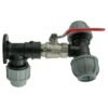 Wall flange kit 25mm mdpe + lever valve + 25mm mdpe tee – mdpe pipe wall flange kit uk mdpe wall flange kits free shipping 25