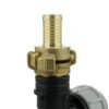 Wall Flange Kit 25mm MDPE + 19mm Barbed Geka Set
