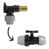 Wall flange kit 25mm mdpe + mdpe valve + 25mm brass barb – mdpe pipe wall flange kit uk mdpe wall flange kits free shipping 23
