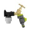 Wall flange kit 25mm mdpe + brass bib tap + lime two way tap – mdpe pipe wall flange kit uk mdpe wall flange kits free shipping 2