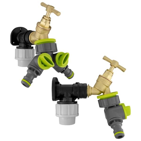 Wall flange kit 25mm mdpe + brass bib tap + lime two way tap – mdpe pipe wall flange kit uk mdpe wall flange kits free shipping 3
