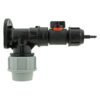 Wall flange kit 25mm mdpe with in-line valve and 4mm micro barb mdpe wall flange kits free shipping 27