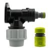Wall flange kit 25mm mdpe + male click lock + hose connector mdpe wall flange kits free shipping 17