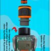 Water Flow Meter Black/Orange