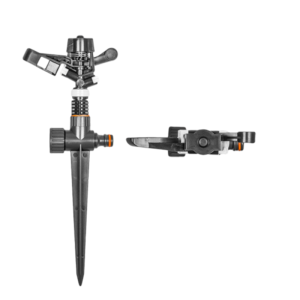 Pulsating Lawn Sprinkler on Spike – White Line Lawn Sprinklers Free Shipping