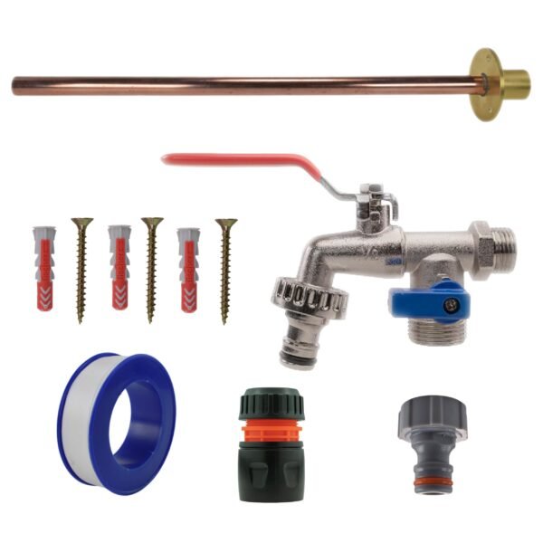 Double lever tap basic connection kit – home diy accessory uk new arrivals free shipping 17