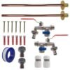 Double lever tap basic connection kit x2 – home diy accessory uk new arrivals free shipping 23