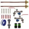 Double lever tap basic connection kit x2 – home diy accessory uk new arrivals free shipping 27