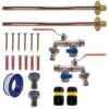 Double lever tap basic connection kit x2 – home diy accessory uk new arrivals free shipping 31