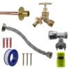 Brass Quick Connect Bib Tap FULL Connection Kit