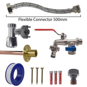 Double Lever Tap FULL Connection Kit