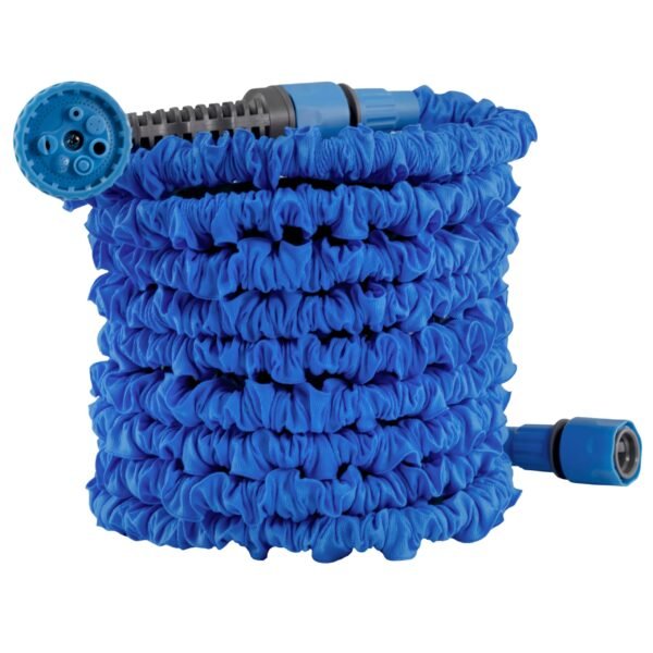 Expanding trick hose 5m – 15m blue – lightweight expandable no-kink garden hose uk garden hose pipe free shipping 35