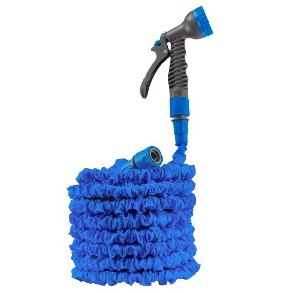 Expanding trick hose 5m – 15m blue – lightweight expandable no-kink garden hose uk garden hose pipe free shipping 37