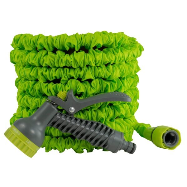 Expanding trick hose 15m – 45m lime – lightweight expandable no-kink garden hose uk garden hose pipe free shipping 11