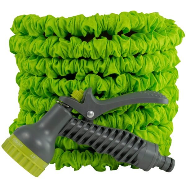 Expanding trick hose 15m – 45m lime – lightweight expandable no-kink garden hose uk garden hose pipe free shipping 13