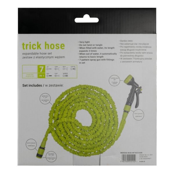 Expanding trick hose 10m – 30m lime – lightweight expandable no-kink garden hose uk garden hose pipe free shipping 37