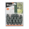 Tarp Clip Gray Slide Type Pack of 10 New Arrivals Free Shipping 25