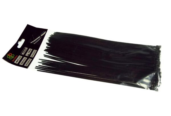 100 Cable Ties (3.6mm x 200mm) Black Cable Ties Free Shipping 13