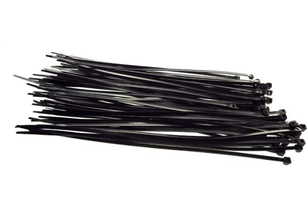 100 Cable Ties (4.8mm x 450mm) Black Cable Ties Free Shipping 7
