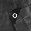 Black/silver heavy duty tarpaulin 5m x 5m new arrivals free shipping 5