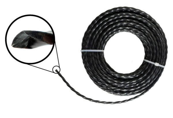 Strimmer line black twist 3mm x 15m – universal nylon strimmer line uk strimmer line free shipping 4