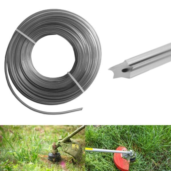 Strimmer line dual black star 3mm x 15m – universal nylon strimmer line uk strimmer line free shipping 6