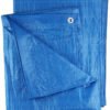 Blue lightweight tarpaulin 5m x 6m 50g/sqm free shipping 3