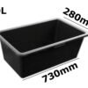 Mixing tub 90l blue – heavy duty mortar mixing tub container uk diy tools free shipping 25