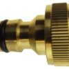 Tap connector snap on male – 3/4″ bspf brass – outdoor tap connector uk garden hose fitting kitchen tap connectors free shipping 4