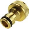 Two way tap splitter brass 3/4 inch bsp with quick connect – heavy duty outdoor garden tap uk garden hose connection set free shipping 15