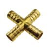 Brass cross joiner 6mm – heavy duty pipe & hose fitting uk brass connectors free shipping 4