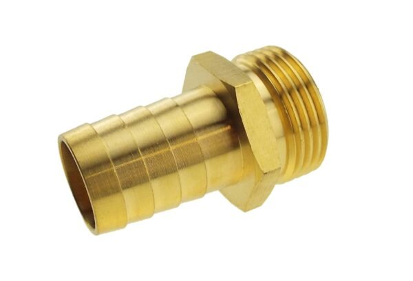 Brass straight joiner 19mm – 3/4″ bspm – heavy duty pipe & hose fitting uk brass connectors free shipping 3