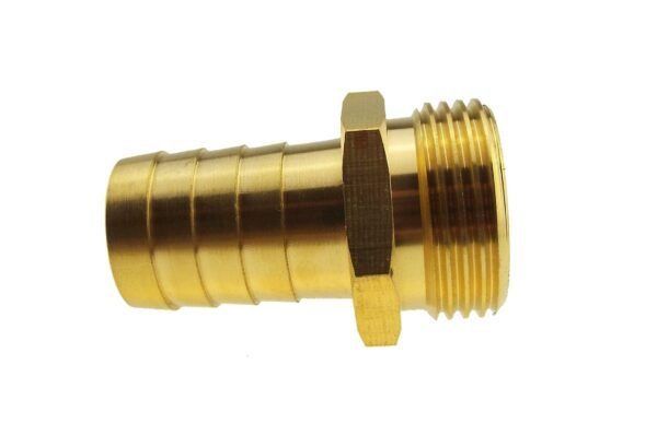 Brass straight joiner 19mm – 3/4″ bspm – heavy duty pipe & hose fitting uk brass connectors free shipping 4