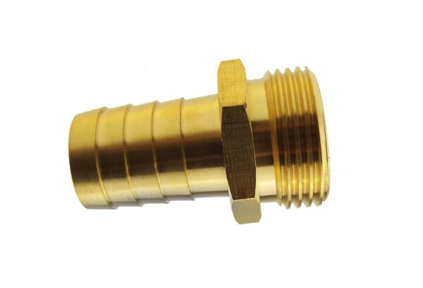 Brass straight joiner 38mm – 1. 5″ bspm – heavy duty pipe & hose fitting uk brass connectors free shipping 4