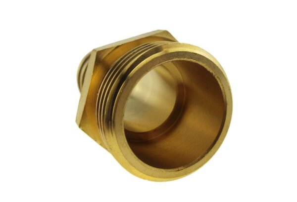Brass straight joiner 19mm – 3/4″ bspm – heavy duty pipe & hose fitting uk brass connectors free shipping 5