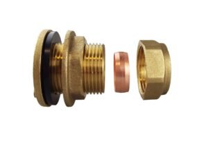 Brass Compression Straight Tank Adaptor 15mm Brass Connectors Free Shipping
