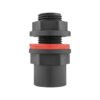 Water butt 1/2 inch bsp male with female outlet and drill bit – heavy duty pipe & hose fitting uk water butt fittings free shipping 3