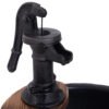 Wooden Barrel Pump Garden Fountain Water Feature Planter Garden Free Shipping 35