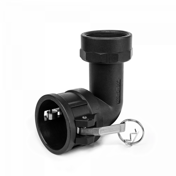 Camlock 90-Degree Female Elbow 2″ BSPF Camlock Fittings Free Shipping 5