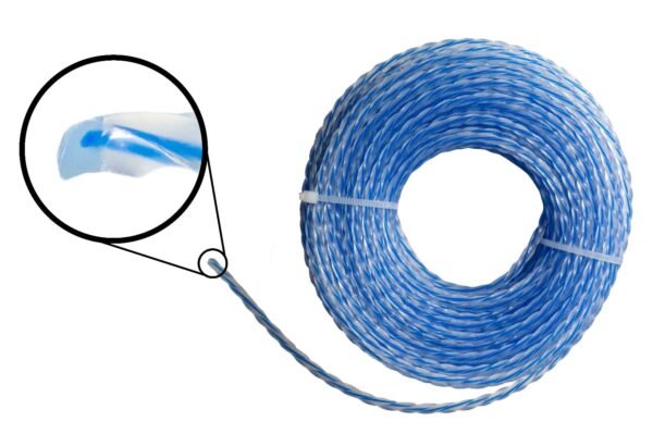Strimmer line dual blue twist 2mm x 15m – universal nylon strimmer line uk strimmer line free shipping 5