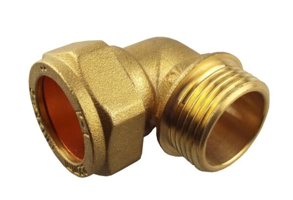 Brass Compression Elbow 15mm – 1/2″ BSPM Brass Connectors Free Shipping 5