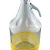 Glass Demijohn 5L With Swing Top Cap & Yellow Protective Home & Garden Free Shipping 19