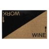 Doormat 60cm x 40cm - 'Wine Work'